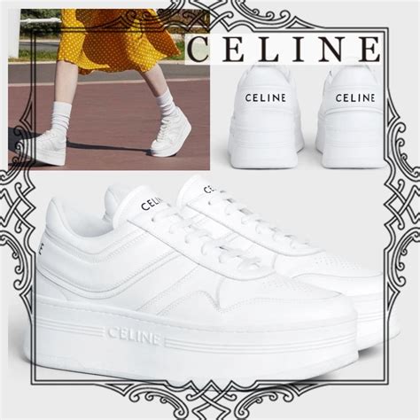 celine platform wedge|celine ladies sneakers.